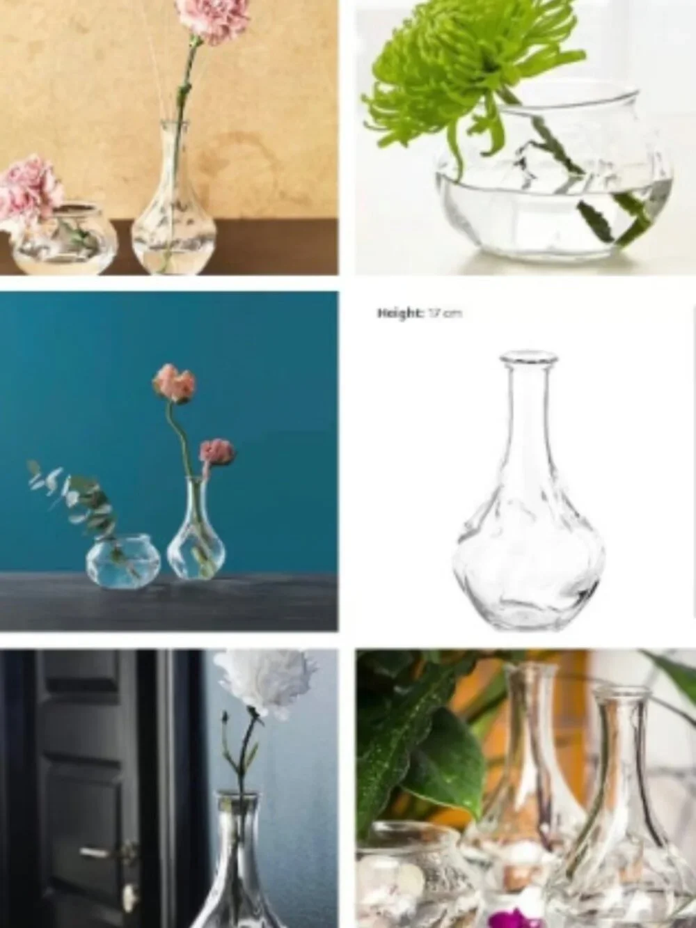 IKEA Viljestark Glass Vases